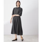 5分袖シャツワンピース【防シワ/吸水速乾/UVケア/洗濯機OK】 | THE SHOP TK | 詳細画像1 