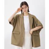 ドルマン半袖ジャケット【洗える】 | THE SHOP TK | 詳細画像9