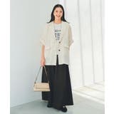 ドルマン半袖ジャケット【洗える】 | THE SHOP TK | 詳細画像5 