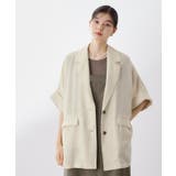 ドルマン半袖ジャケット【洗える】 | THE SHOP TK | 詳細画像9 