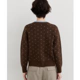 コーデに華やかさをプラス ドットジャカード クルーネックカーディガン | THE SHOP TK | 詳細画像15