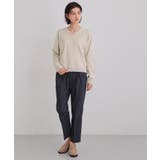 【上品見えが叶う】Vネックニット/蓄熱/洗濯機OK | THE SHOP TK | 詳細画像13 