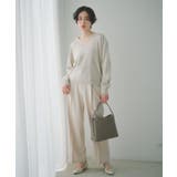 【上品見えが叶う】Vネックニット/蓄熱/洗濯機OK | THE SHOP TK | 詳細画像3 