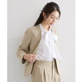 ダブルクロス ノーカラージャケット | THE SHOP TK | 詳細画像6 