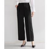 【通勤・セレモニー】ダブルクロスワイドパンツ/セットアップ可 | THE SHOP TK | 詳細画像1 