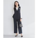 【通勤・セレモニー】ダブルクロスワイドパンツ/セットアップ可 | THE SHOP TK | 詳細画像11 