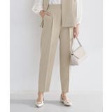 ベージュ(052) | Wクロステーパードパンツ | THE SHOP TK