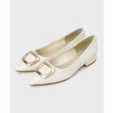 アイボリー(004) | メタルバックルパンプス | THE SHOP TK