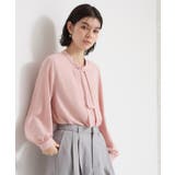 バー付きラッフルタイブラウス | THE SHOP TK | 詳細画像10 