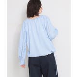 キーネックストライプドロストシャツブラウス | THE SHOP TK | 詳細画像10 