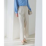 【XS-XL/洗える】オン・オフ問わずきれいに決まる 麻調ワイドパンツ | THE SHOP TK | 詳細画像1