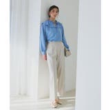 【XS-XL/洗える】オン・オフ問わずきれいに決まる 麻調ワイドパンツ | THE SHOP TK | 詳細画像4