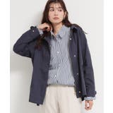 ネイビー(994) | 【ウエスト調節可能ですっきり見え】フーデットブルゾン/洗える | THE SHOP TK