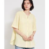 【M-XL/二の腕カバー】ダブルポケット金ボタン 5分袖シャツ | THE SHOP TK | 詳細画像16