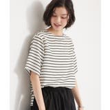 【二の腕カバーに】さらり麻調メッシュ5分袖ブラウス | THE SHOP TK | 詳細画像24 