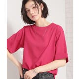 【二の腕カバーに】さらり麻調メッシュ5分袖ブラウス | THE SHOP TK | 詳細画像19 