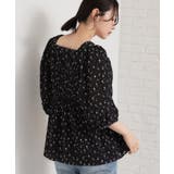 大人のフェミニンスタイルに 花柄楊柳シャーリングブラウス | THE SHOP TK | 詳細画像6