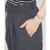 【セットアップ可】麻調共ベルト付 ワイドパンツ | THE SHOP TK | 詳細画像19