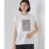 オーガンジー刺繍Tシャツ | THE SHOP TK | 詳細画像1