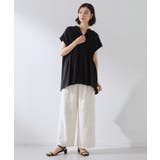 【夏に嬉しい機能つき】ひんやりさらさら シャーリングブラウス | THE SHOP TK | 詳細画像11 