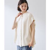 【ひんやり/遮熱/セットアップ可】やみつきになる とろみバンドカラーブラウス | THE SHOP TK | 詳細画像4 
