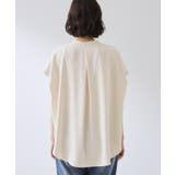【ひんやり/遮熱/セットアップ可】やみつきになる とろみバンドカラーブラウス | THE SHOP TK | 詳細画像19 