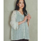 華やぎを添える 花柄刺繍ブラウス | THE SHOP TK | 詳細画像1 