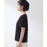 大人にちょうどいい チャーム付きドット柄Tシャツ | THE SHOP TK | 詳細画像10 
