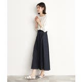 【オールシーズン】デニムタックスカート/洗える | THE SHOP TK | 詳細画像3 