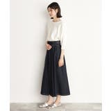 【オールシーズン】デニムタックスカート/洗える | THE SHOP TK | 詳細画像1 