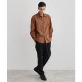 ボーラーハット柄 長袖シャツ | TAKEO KIKUCHI | 詳細画像14 