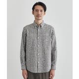 チェックボーラーガーゼシャツ | TAKEO KIKUCHI | 詳細画像2 