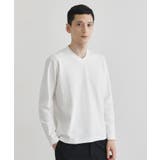 【尾州織】ブリスタ Vネック カットソー | TAKEO KIKUCHI | 詳細画像10 