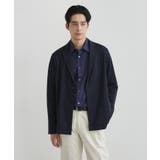 ネイビー(094) | リラックス カーディガン ジャケット | TAKEO KIKUCHI