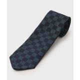 グリーン(222) | 【Made in JAPAN】市松紋ネクタイ | TAKEO KIKUCHI