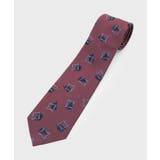 ピンク(574) | TAKEO KIKUCHI – ボーラーハット小紋柄ネクタイ | TAKEO KIKUCHI