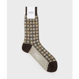 ギンガムボーラーソックス | TAKEO KIKUCHI | 詳細画像1 