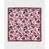 ボルドー(164) | ボーラーハットプリントハンカチ | TAKEO KIKUCHI