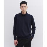 ネイビー(094) | 【Sサイズ～】ウォーム ミラノリブ オフネック プルオーバー | TAKEO KIKUCHI