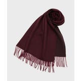 ボルドー(564) | 【洗えるベビーカシミヤ】 ベビーカシミヤ無地マフラー | TAKEO KIKUCHI