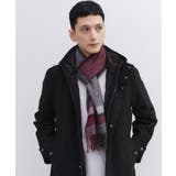 【洗えるカシミヤ】 ピュアカシミヤ パネルチェックマフラー | TAKEO KIKUCHI | 詳細画像11 