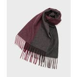 【洗えるカシミヤ】ピュアカシミヤ 4面パネルマフラー | TAKEO KIKUCHI | 詳細画像8 