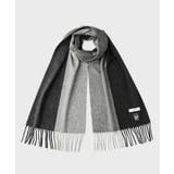 ブラック(519) | 【洗えるカシミヤ】ピュアカシミヤ 4面パネルマフラー | TAKEO KIKUCHI