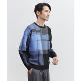 ランダム チェック ジャカード ニット | TAKEO KIKUCHI | 詳細画像16 