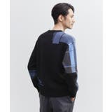 ランダム チェック ジャカード ニット | TAKEO KIKUCHI | 詳細画像17 