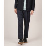 ブルー(093) | 【多機能】リネンライクカルゼ イージーパンツ | TAKEO KIKUCHI