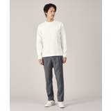 【Made in JAPAN】千鳥柄 ストレッチ プルオーバー | TAKEO KIKUCHI | 詳細画像4 