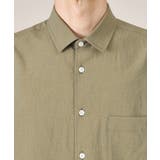 【Made in JAPAN】麻調ショートカラーシャツ | TAKEO KIKUCHI | 詳細画像5 