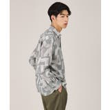 【Made in JAPAN】スライドパズル柄 シャツ | TAKEO KIKUCHI | 詳細画像10 