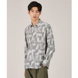 【Made in JAPAN】スライドパズル柄 シャツ | TAKEO KIKUCHI | 詳細画像11 